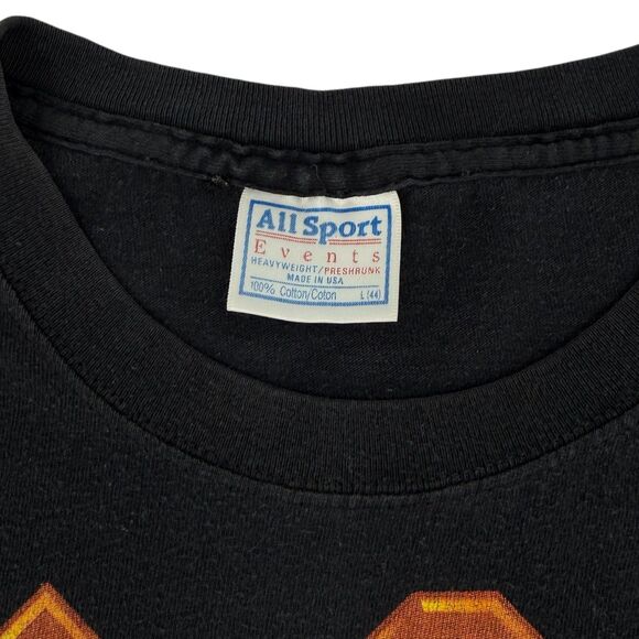 Vintage 2001 AC/DC Bonfire Promo Single Stitch Band T-Shirt Black Large USA - Picture 13 of 15